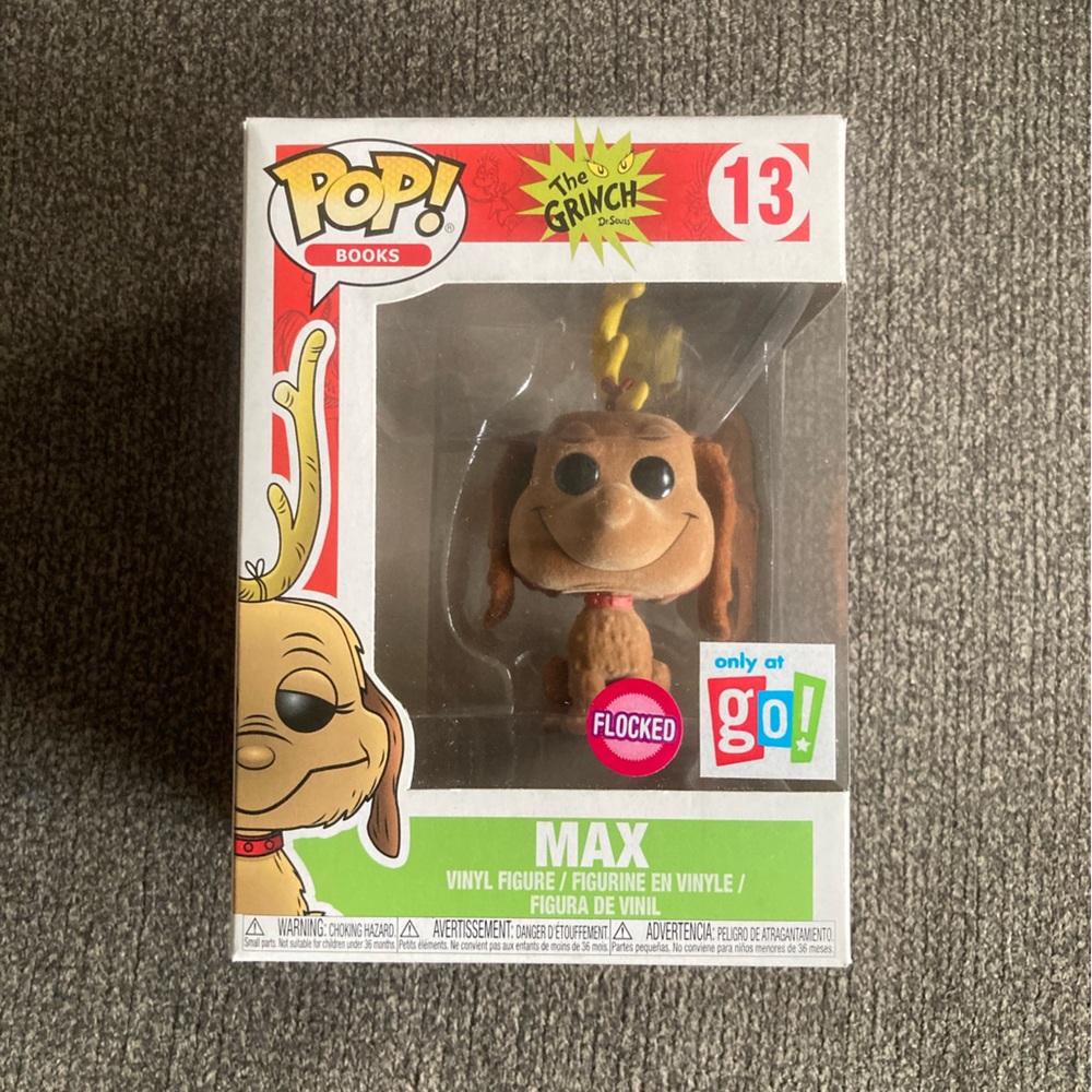 Funko Pop! Vinyl: Dr. Seuss Max the Dog (Flocked) Calendar Club (Exclusive) #13